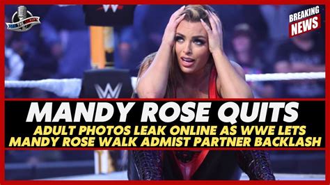 mandy rose nsfw|Footage Shows What Got Mandy Rose Released By The WWE